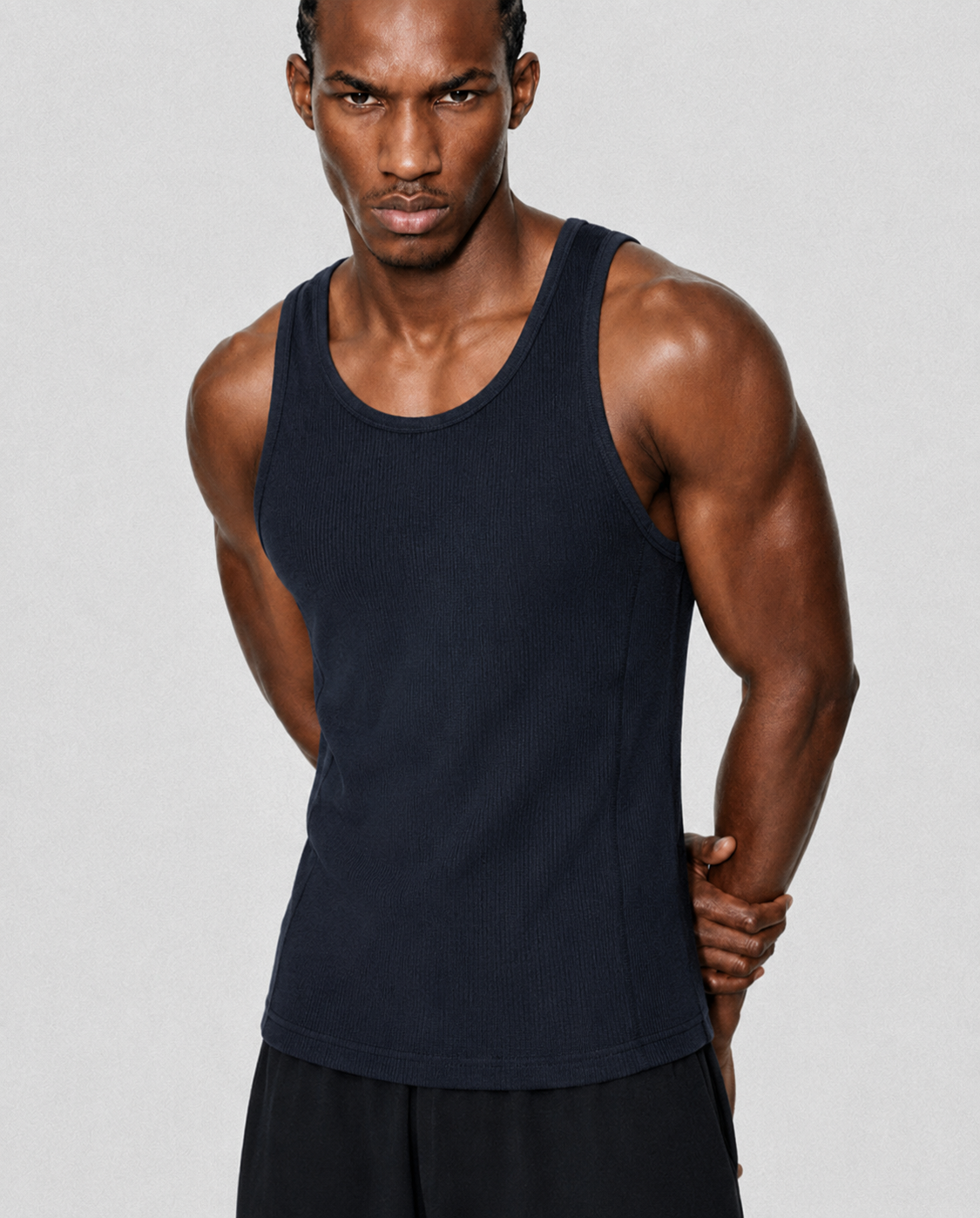 T-libbed sleeveless
